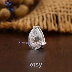 1.06 TDW Pear Cut Diamond White Gold Pendant Solitaire Pendant EF color VS clarity Mesmerizing Pendant