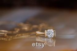 1 2ct Diamond Pendant-Yellow Gold Pendant 14K- Diamond necklace-Women Jewelry-Anniversary gift-for her jewelry-Birthday gift-Diamond pendant
