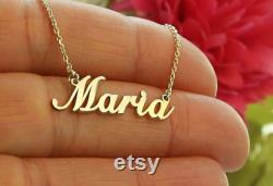 14k Gold Name Necklace,Personalized Necklace,Custom Jewelry,Personalized Gifts,Jx11