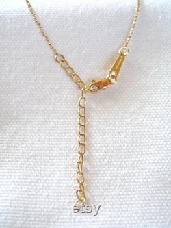 14k Two Tone Gold Beaded Graduated Necklace