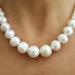 4-11 mm Graduated Freshwater Pearl Necklace, White Pearl Necklace, Classic Pearl Necklace, Genuine Pearls, Necklace for Her