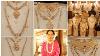50 Grams Full Gold Bridal Jewellery Set Light Weight Gold Wedding Jewelry Choker Necklace Haram