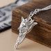 925 Sterling Silver Evenstar Arwen Necklace Engraving Crystal Cubic Zirconia Pendant Elf Pendant Movie Necklace Christmas Gift for Her