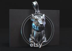 925 Sterling Silver Pit Bull Face Necklace, Pit Bull Jewelry Pit Bull Pendant Handmade Sterling Silver, Pit Bull Puppy Necklace