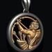 925 Sterling Silver, Sagittarius Handmade Men Charm Necklace, Sagittarius Zodiac Sign Jewelry, Horoscope Necklace, Sagittarius Birthday Gift