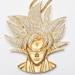 925 sterling silver gold plated Saiyan Goku pave set. Silver pendant with cz stone. Men's hip hop pendant. Designer jewelry. Goku pendant