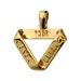 Ani L'dodi Pendant in 14k Gold, Ani LeDodi Mobius Pendant, Jewish Bible Quote Pendant, Jewish Pendants, Anniversary Gift for Men for Women