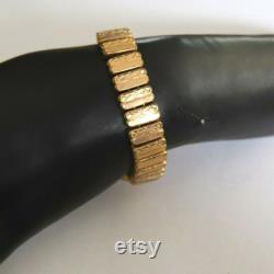Antique Edwardian 1905 Gold Filled Expansion Violets Bracelet Bangle Vintage