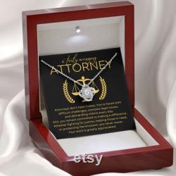Attorney Necklace, Gift for Attorney, Thank You Attorney, Appreciation for Attorney, Retirement Gift