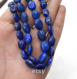 Beautiful Lapis Lazuli Afghanistan Mins Necklace 21.00 Inches Fancy Gemstone Necklace Gift For Her, Mother's Day Gift,Gift For a Friend,