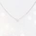Bezel Set 0.10 ct. Diamond Solitaire Necklace 14k white or yellow gold