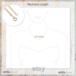 Birthstone Necklace, 14K Gold Necklace, Pendant Necklace, Dainty Necklace, Statement Necklace, Malachite Necklace, Boho Necklace