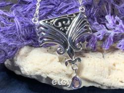 Celtic Viking Necklace, Celtic Jewelry, Irish Jewelry, Ireland Gift, Wife Gift, Girlfriend Gift, Amethyst Necklace, Anniversary Gift