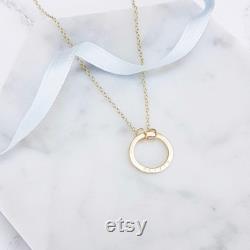 Classic Gold Halo Necklace