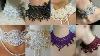 Crochet Necklaces Choker Bibs Coller Latest Designs Collection Wedding Necklace Choker Designes