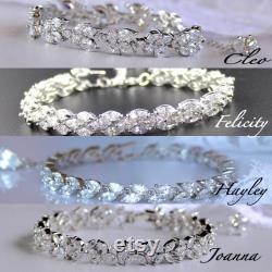 Crystal Bridal Necklace, Statement Wedding Necklace, Bridal Jewelry, Wedding Jewelry, JULIETTE