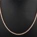 Dainty 7.5 Carat Real Tennis Necklace High Quality Moissanite Diamonds 22 Inch