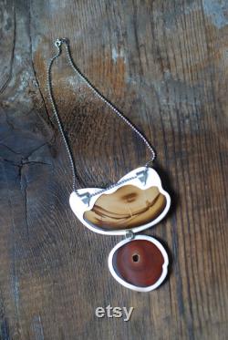 Distant Journey Necklace Collector's Gem Owyhee And Drusy Agate