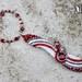 Exclusive, Art, Elegant Bead Embroidery Necklace