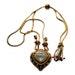 Exquisite Elizabeth Taylor for Avon Shah Jehan Heart Pendant Slide Necklace RESERVED