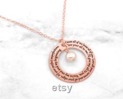 First Dance Lyric Necklace, Song Lyric Necklace, 10 Year Anniversary Gift, 10th Anniversary Gift For Her