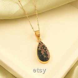 Gemstone Necklace Pendant, Rhodonite Labradorite, Wholesale Pendant, Natural Labradorite Fancy Shape Gold Electroplated Pendant