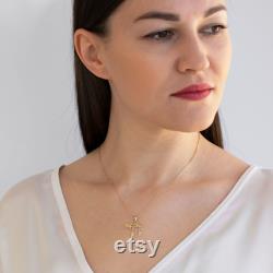 Gold Chai Pendant, Holy Land Jewelry, Solid Gold Chai, Jewish Gold Jewelry, Simple Gold Pendant, 14k Gold Chai, Gold Chai Charm, Judaica