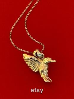 Hummingbird pendant necklace