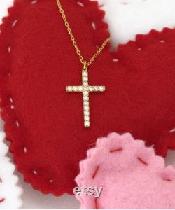 I Am So Thankful To Have A Wife Like You Who Is Always There,,. Wife Crystal Gold Cross Necklace, Inspire Wife Gifts, For Wife, Wedding