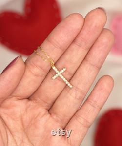 I Am So Thankful To Have A Wife Like You Who Is Always There,,. Wife Crystal Gold Cross Necklace, Inspire Wife Gifts, For Wife, Wedding