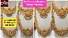 Latest Necklaces U0026 Haram Designs With Detailed Price Gold Wedding Jewellery Cmr Jewellery