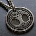 Mens Custom Celtic Tree of Life Pendant, Unique Mens Jewelry, Custom Engraved Necklace