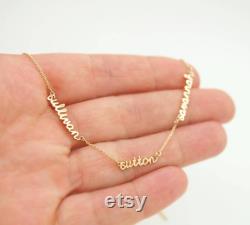 Mom of 3 Kids, Mom Necklace 14K Gold Mommy Necklace, Mothers Necklace with Kids Names Mothers Jewelry 1 2 3 4 5 One Two Three Four Five Kids