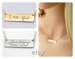 Mothers Gift from Daughter, 14K Gold Signature Bar Necklace, Mother of the Bride Gift, Mother of the groom gift, Mothers Jewelry idea