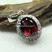 Natural Red Garnet Gemstone Pendant,925 Sterling Silver Pendant,Women Pendant,Party Wear Pendant,Pendant For Her,Women Jewelry