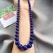 Natural Royal Blue Lapis Lazuli Round Beads Necklace Gemstone 5-14mm Woman Man Crystal Bracelets AAAAAA
