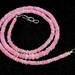 PINK ETHIOPIAN OPAL Beaded Necklace 34Ct Great Quality Natural Opal Beads Gemstone Cabochon Beads Necklace 16Inches Length mm Size 5X3 3X1