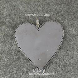 Pave Diamond Light Blue Enamel Heart Pendant, Valentine Gift, Enamel Necklace, Sterling Silver Pendant, Real Diamond Heart Pendant Necklace