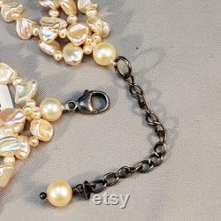Pearl Strand, Vintage Pearls, Vintage Freshwater Pearl Strands, Multi Strand Pearl Necklace, Wedding Jewelry, June Birthstones, SD402