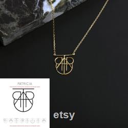 Personalized Handmade Women Gold Name Necklace, Minimalist Christmas Gift for Her, Personalized Gift for Women Who has everything