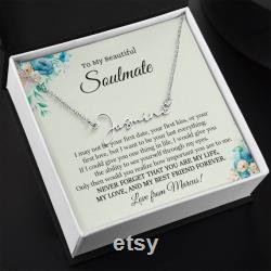 Personalized Necklace For Soulmate, Custom Necklace For Wife, Soulmate Anniversary Gift, Soulmate Birthday, Soulmate Valentine's Day Gift