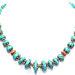 Rajasthan Gems Women's Necklace 925 Sterling Silver beads blue turquoise stones P 399