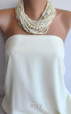 SA- Wedding Jewellery,Chunky Bold Necklace,Brides Pearls