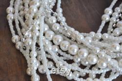 SA- Wedding Jewellery,Chunky Bold Necklace,Brides Pearls