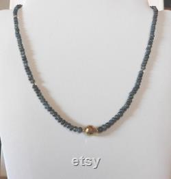 Sapphire necklace Saphirkette Saphir Kette sterling silver vermeil-brideal necklace