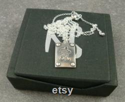 Silver Kanji Jewelry- Love Kanji Necklace- Personalized Gift- Fine Silver Kanji Pendant- Valentine's Day Gift- Beauty Dreams Life Jewellery