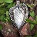 Silver Labradorite Necklace- London Blue Topaz- Silver Statement Necklace by RedPaw