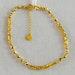 Solid 22k gold 916 gold tennis super sparkly beads bracelet
