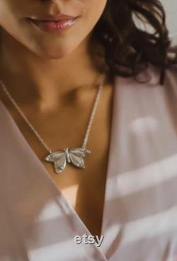 Spoon Necklace Butterfly by Silver Spoon Jewelry