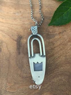 Sterling Silver pendant with beautiful Hyacinth Jasper, Jasper necklace